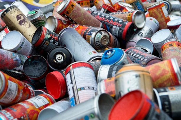 Aerosol spray cans - Dumpster Rental Providence RI